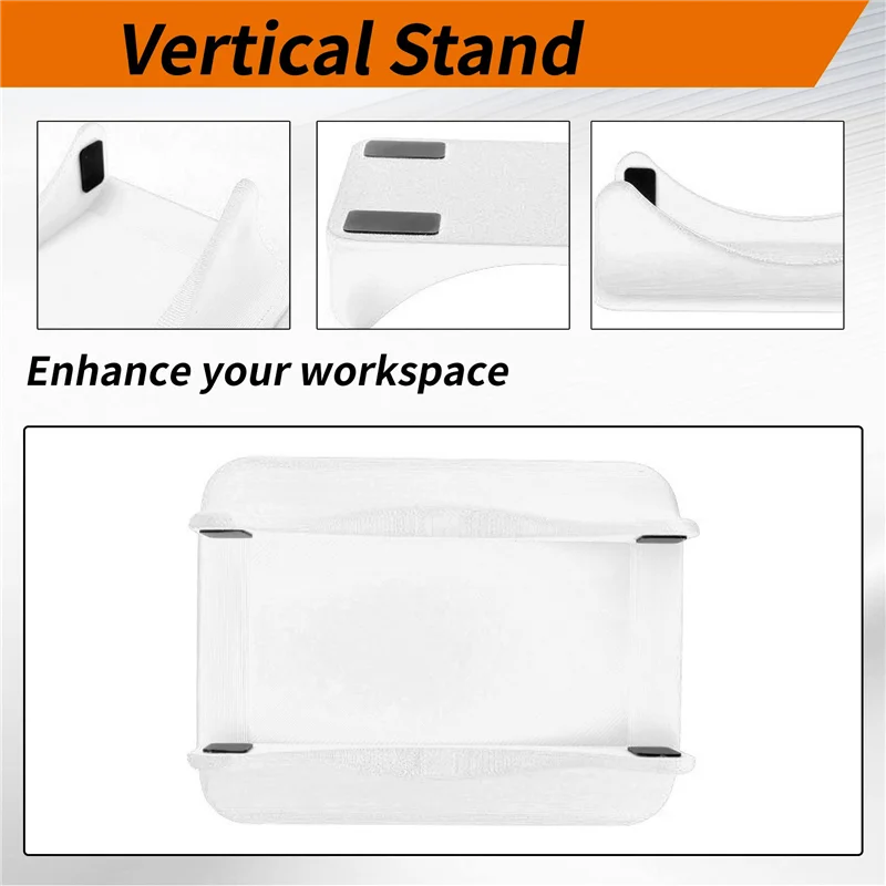 

New!!For 2024 Mac Mini M4 M4pro Vertical Stand Desk Mount For Mac Mini Accessories Easy Installation B