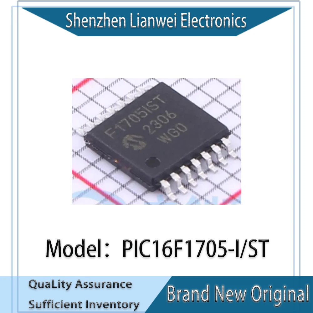 

100% New Original PIC16F1705-I/ST F1705IST PIC16F1705 IC MCU Chipset TSSOP-14
