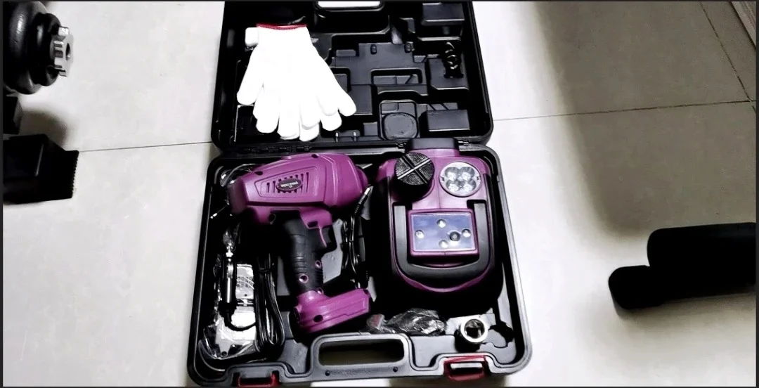 

Wireless Electric Car Jack Hydraulic Wrench Remote Control, Rechargeable Tire Inflator Pump