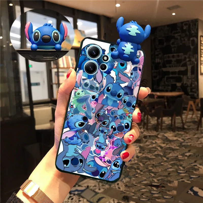 جراب كرتوني بغرزة لطيفة لـ Redmi Note ، غطاء TPU ، Xiaomi Mi 11 Lite ، 12 ، 10 ، 11 ، 13 Pro ، 9 ، 11S ، 10S ، 9A ، 9T ، 9C ، 10C ، Poco ، X3 ، X5 Pro #3