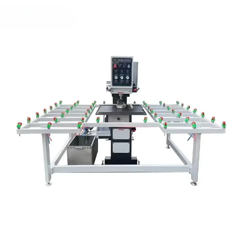 CNC Horizontal Glass Hole Double-sided Drilling Machine with Air-pressure Speed Regulation