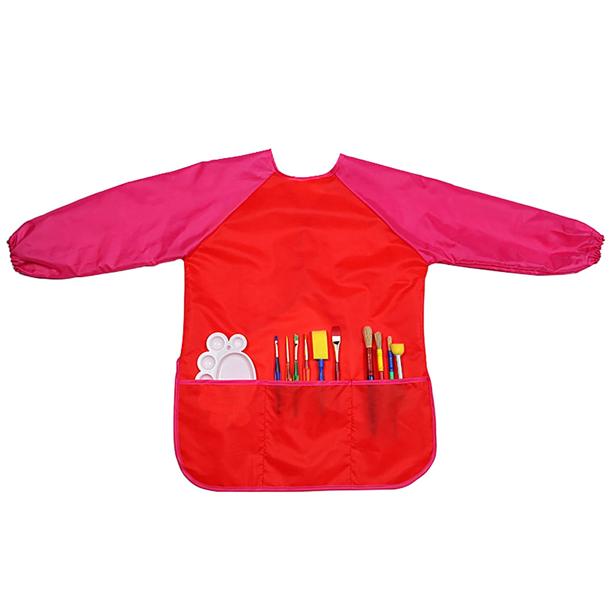 

2 pcs Kids Apron Waterproof Artist Children Apron For Drawing Smock for Children Class Craft BBQ Toddler Reusable