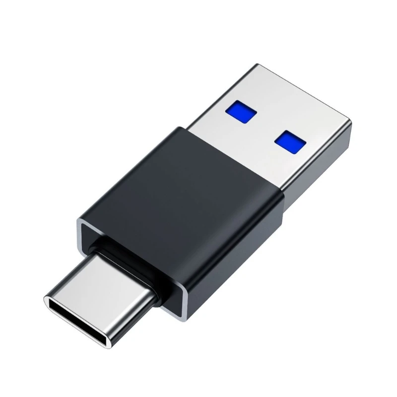 محول USB C إلى USB3.0، سرعة نقل البيانات بسرعة 5 جيجابت في الثانية + شحن سريع، محولات معدنية من النوع C للهواتف الذكية/الكمبيوتر