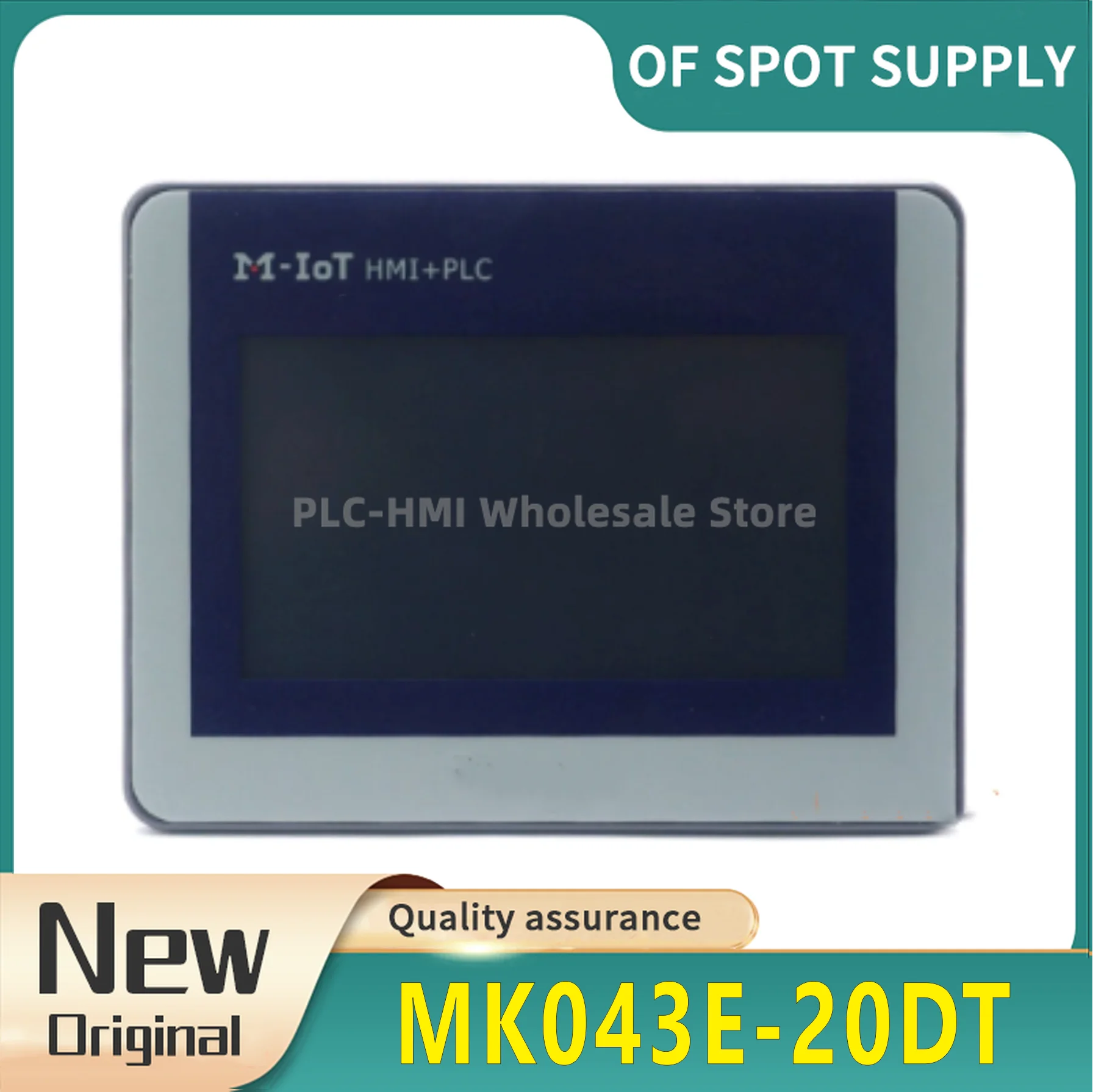 MK043E-20DT HMIPLC multi in one 4.3 inch touch screen with programmable controller integrated panel support for remote control