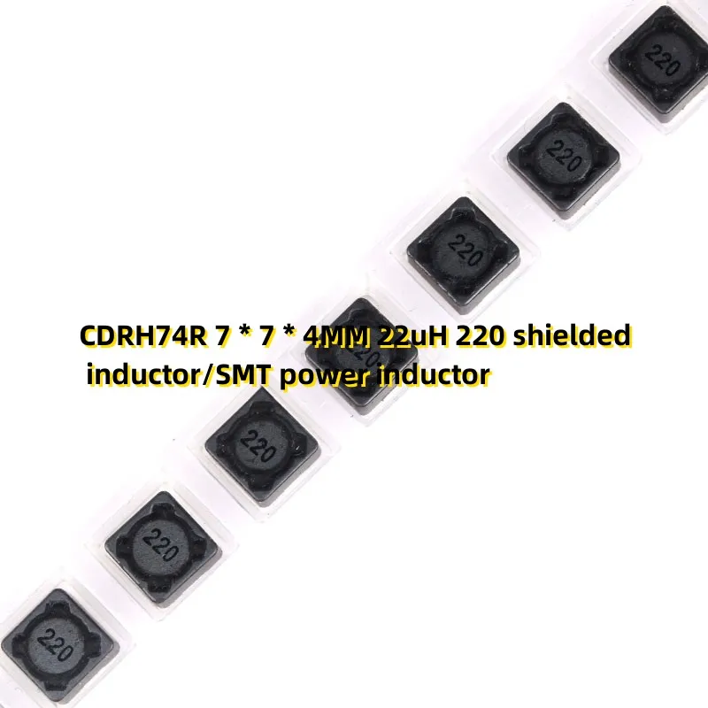 50pcs CDRH74R 7 * 7 * 4MM 22uH 220 shielded inductor/SMT power inductor