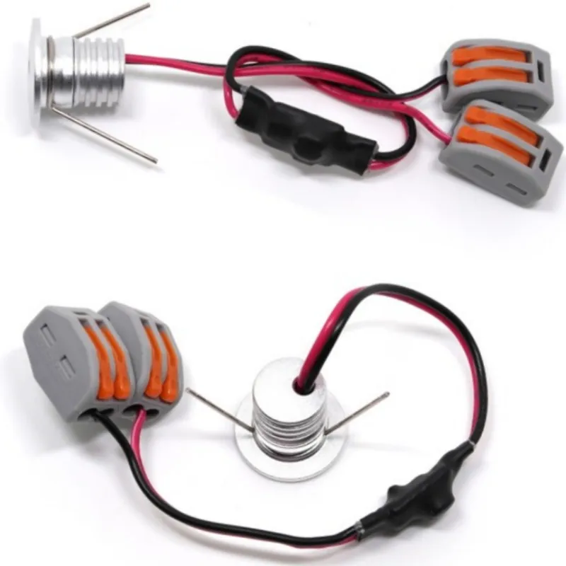 1W 2W 3W 4W Mini lanternes LED projecteur Downlight vitrine Table de Bar 12V-24V plafond intégré escalier intérieur LED Downlight