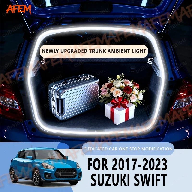 FOR 2017-2023 SUZUKI SWIFT Trunk Light Modification light Atmosphere lights White warm white Rear Trunk LED Light Bar