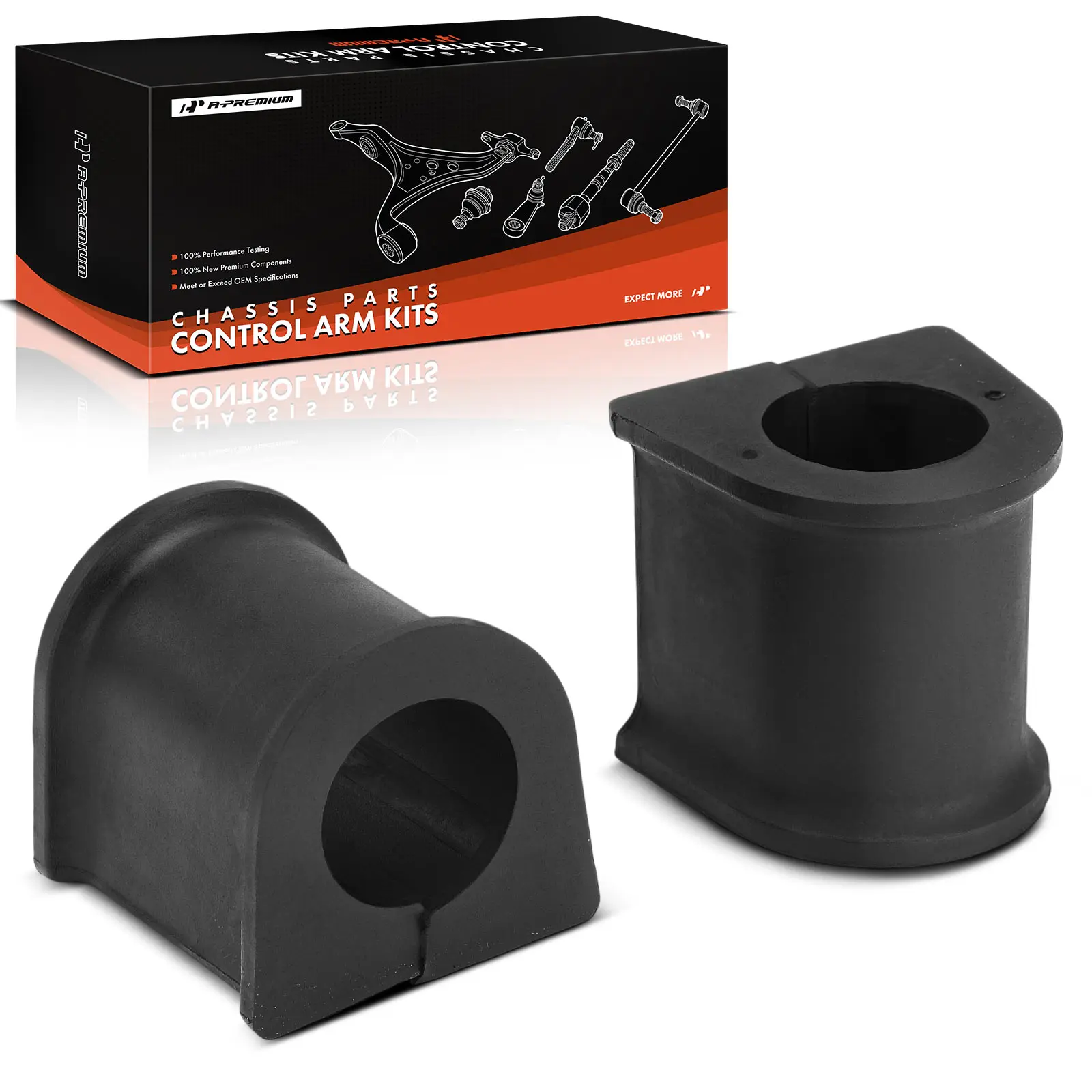 A-Premium 2x Front To Frame Sway Bar Bushing for Hyundai Sonata XG350 2002 XG300 2001 Kia Optima 2001-2004 Magentis 2001-2006