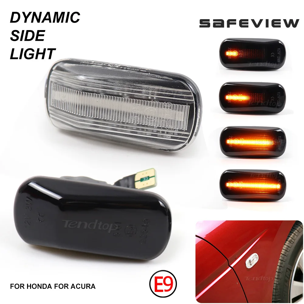 LED dönüş ışığı yan çamurluk Marker lambası Honda CRV Accord Civic şehir Fit Jazz Stream HRV S2000 Odyssey Integra acura RSX NSX