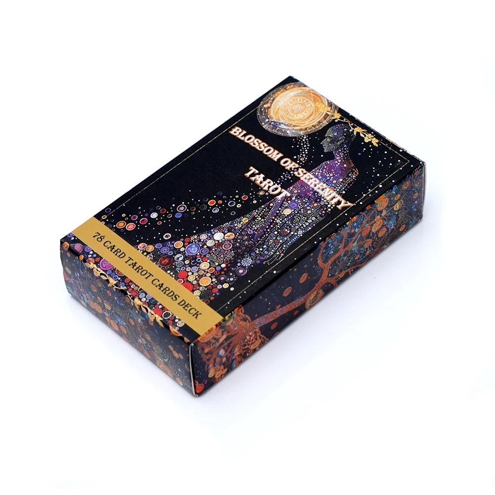 Newest Blossom of Serenity Tarot Deck Tarot Cards Custom Tarot Deck Oracle Cards Board Game Telling Family Party Game Card