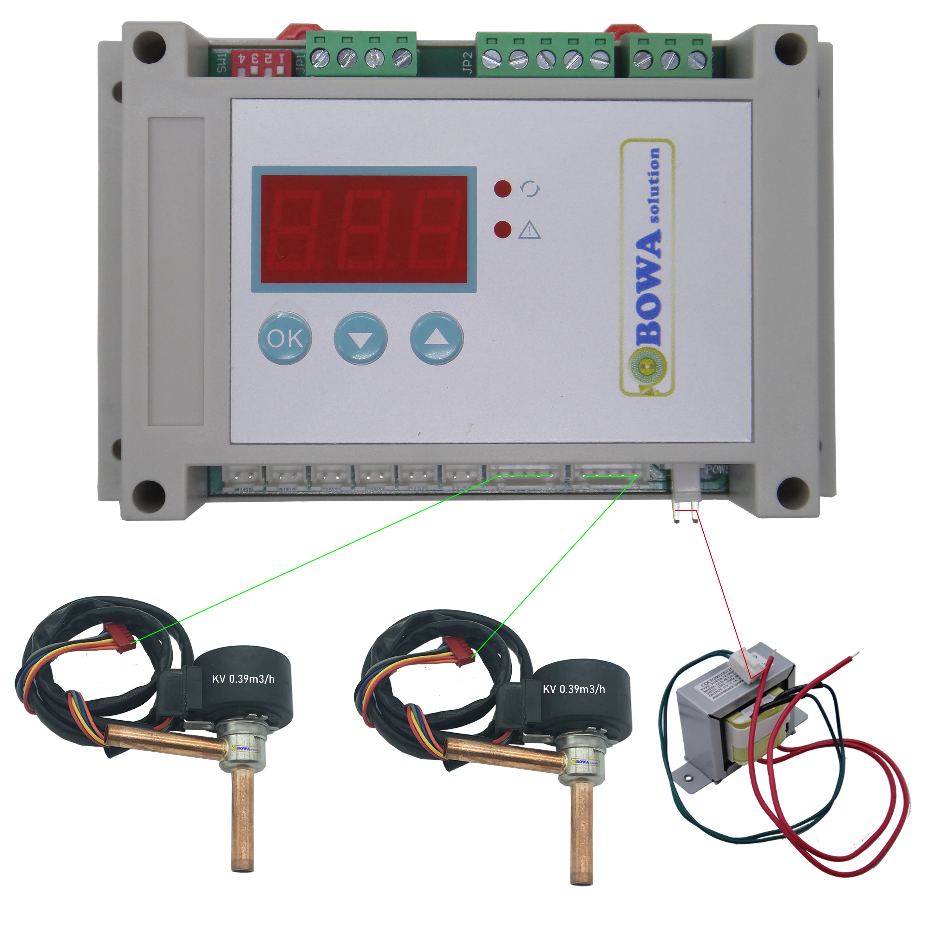 24,000kcal all-in-one EXV of air source heat pump provides possibility to build variable  area evaporator by ambient temp change