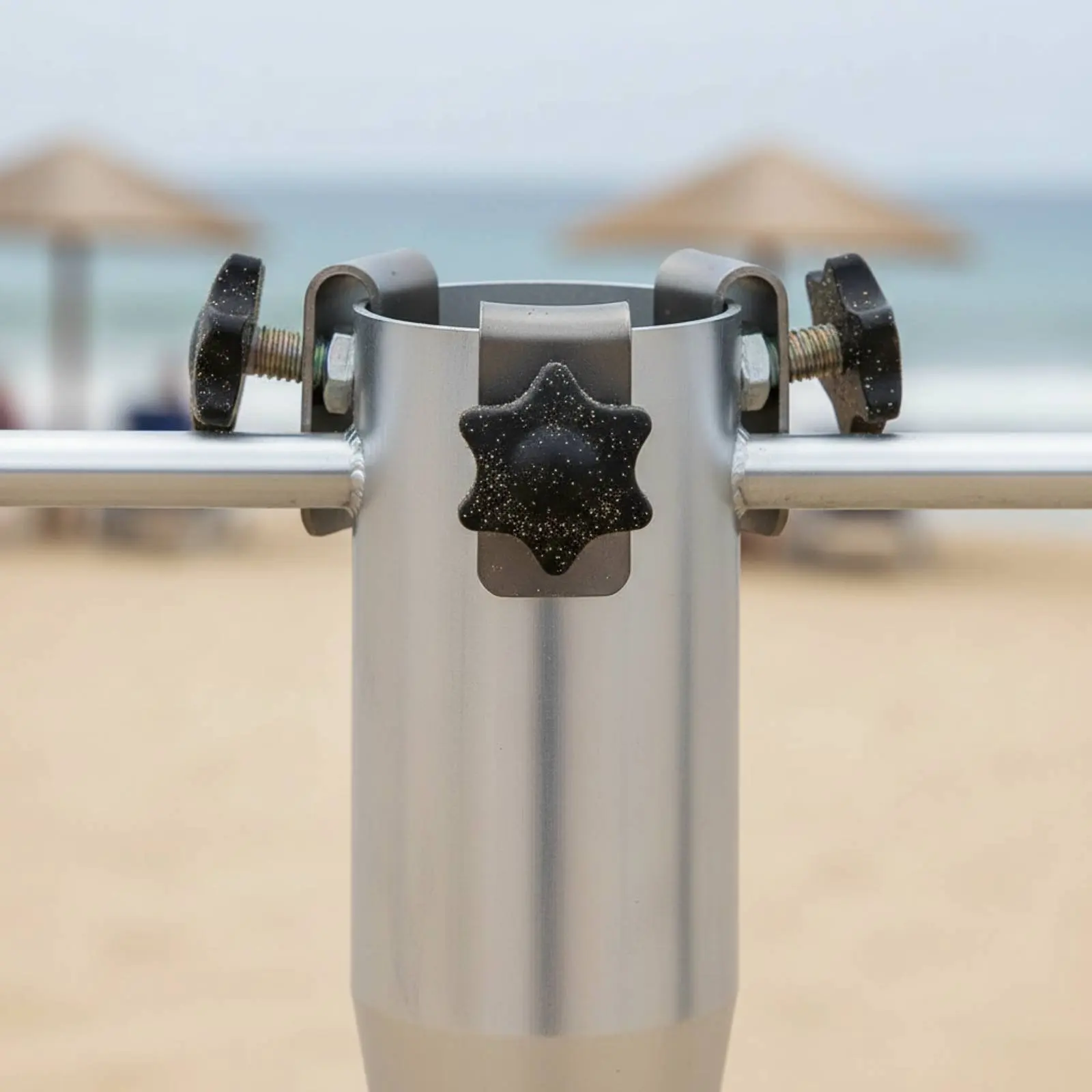 

Sand Anchor Stake Detachable Beach Umbrella Spike Metal Umbrella Holder Rust Resistant Outdoor Gear Adjustable for Camping