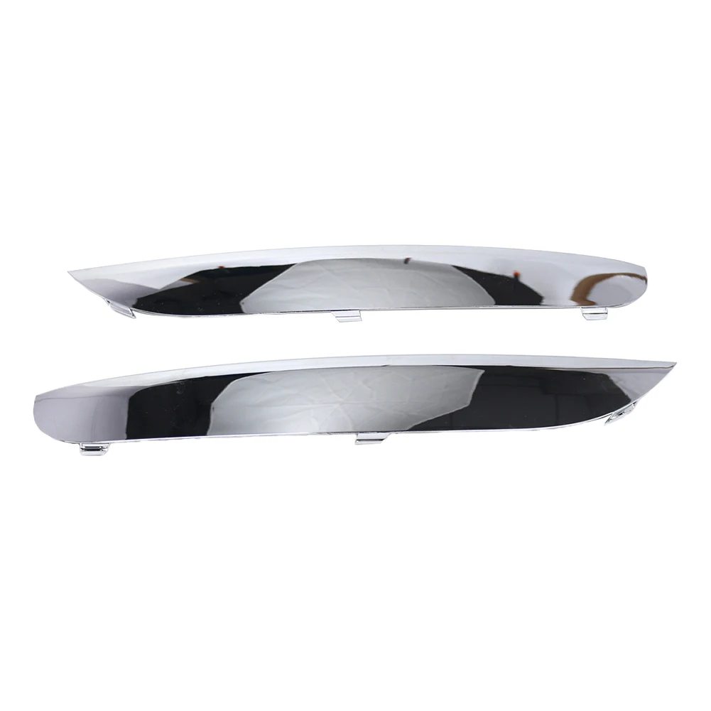 

1 Pair Car Front M Sport Bumper Moulding Trims Chrome Bumper Trim For BMW 7 Series F01 F02 Front M Sport Bumper 2009-2015