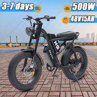 Z8 Pro All Terrain Retro Ebike 500W Motor 48V 15AH Battery Electric Bike Adult 20*4.0-in Snow Fat Tire Off-Road Electric Bicycle