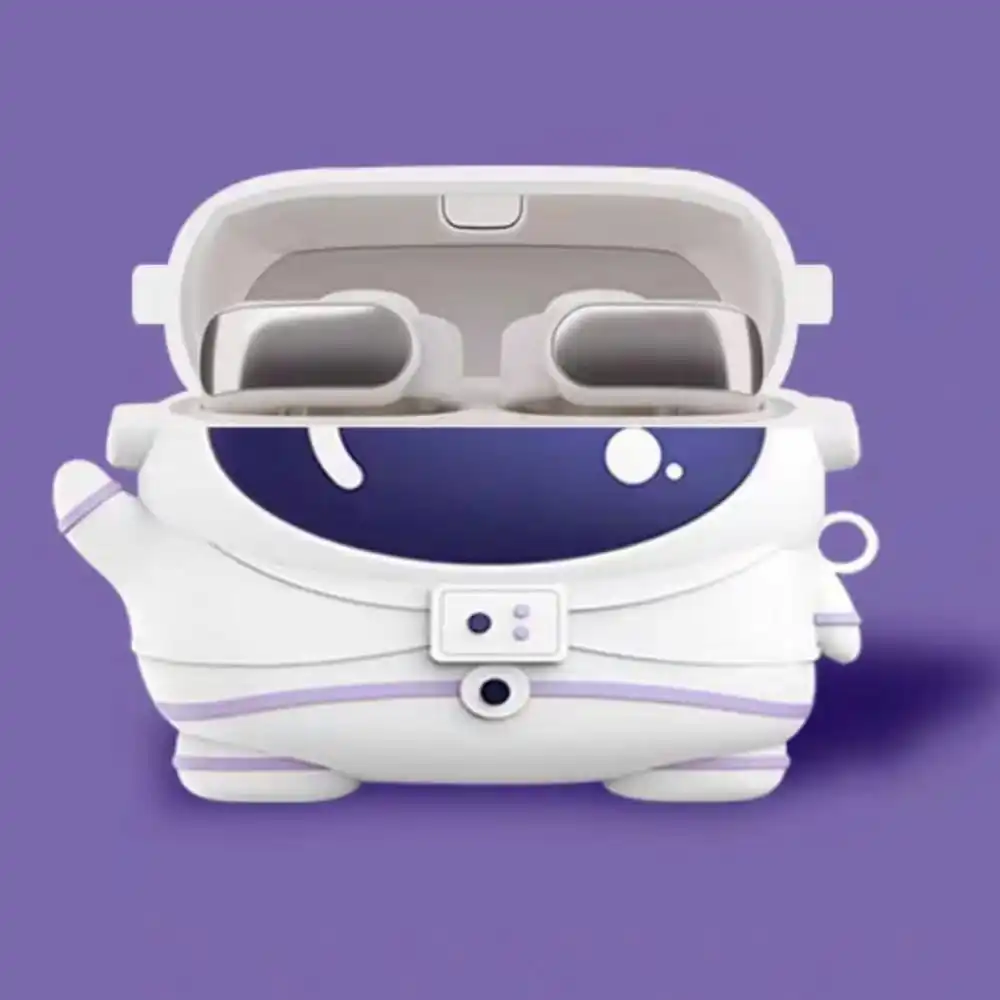 Cute Cartoon Astronaut Soft Silicone Earphone Protective Case for Bose Ultra Open Earbuds Headphone Anti-fall Protect Cover