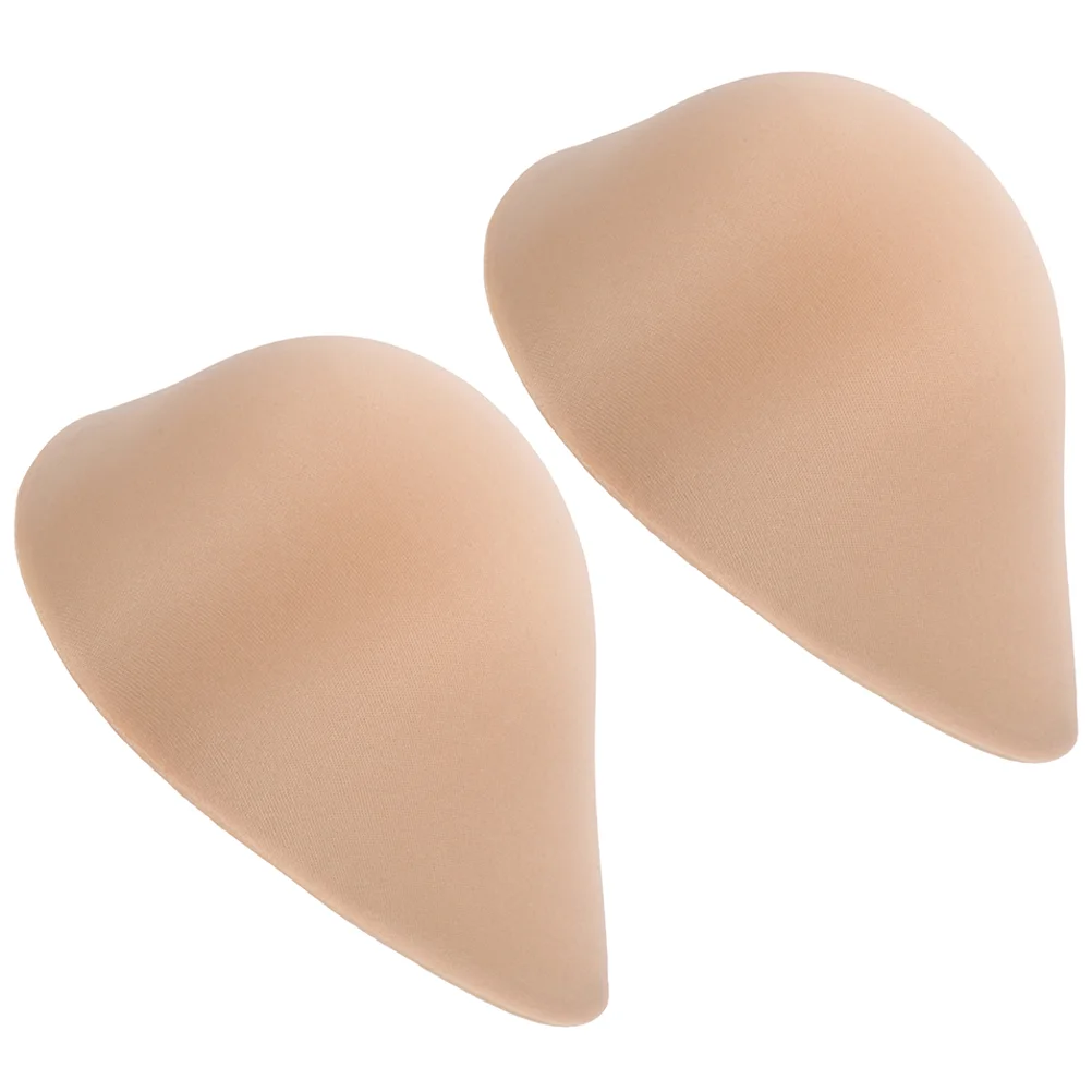 

2 Pcs Triangular Sponge Prosthetic Breast Pads Forms Breathable Inserts Get Together Padding Women Women's