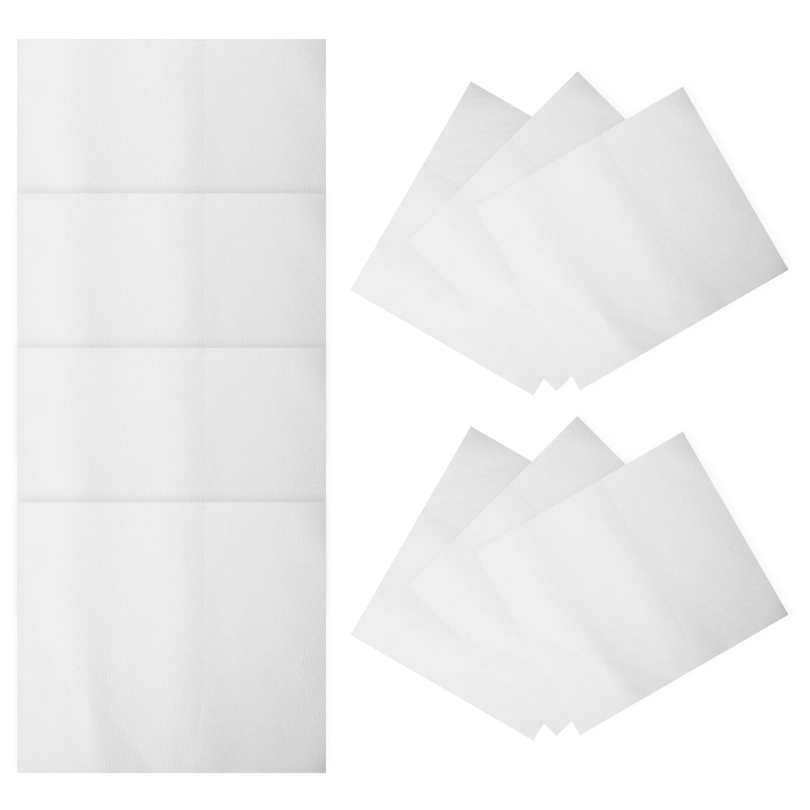 

10Pcs Oil Painting Canvas Sheets Cotton Blank for Students Hobbyists Artists Hanging Painting Canvas Drawing Supplies Portable