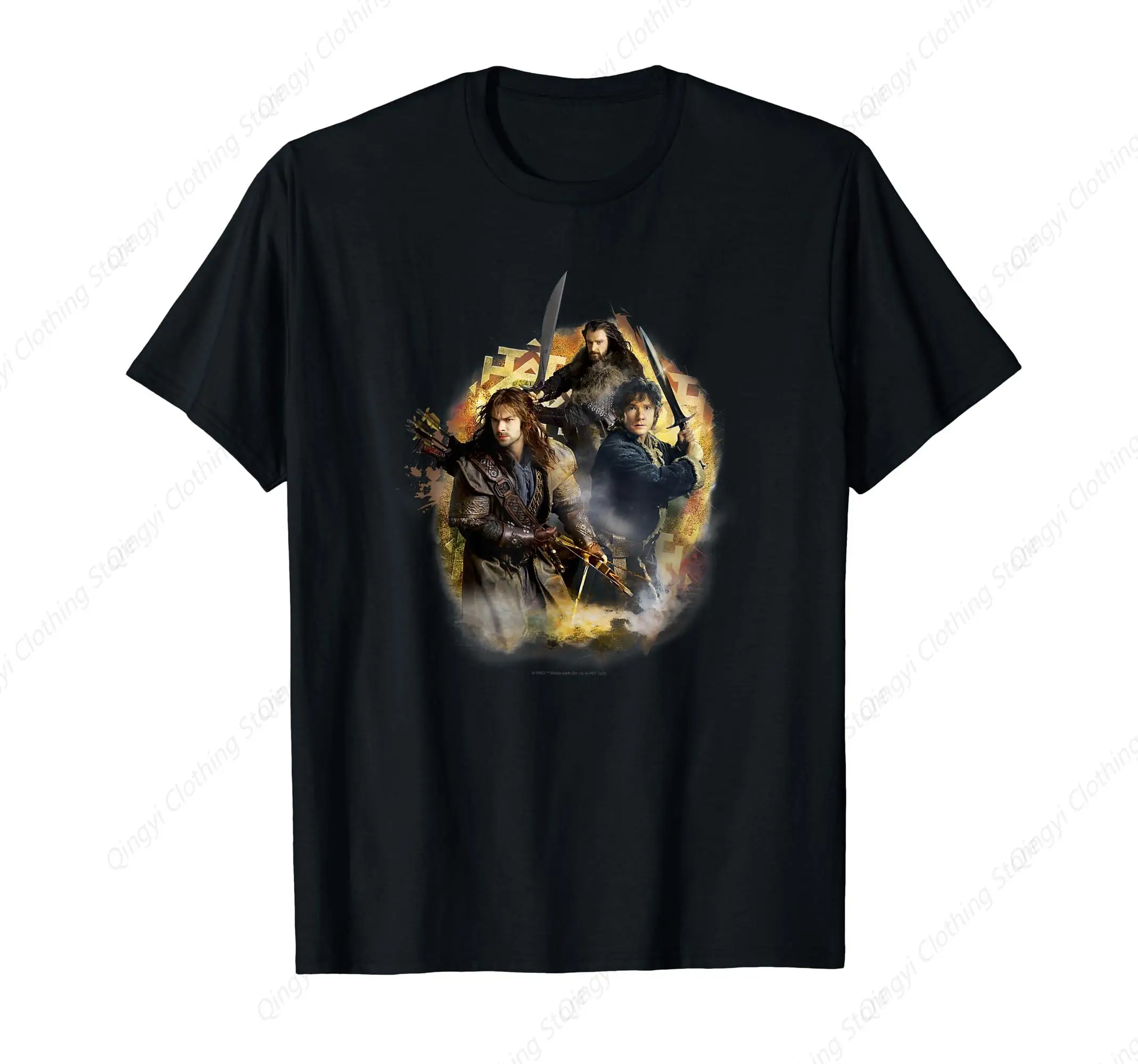 

The Desolation of Smaug Group Weapons Ready T-Shirt