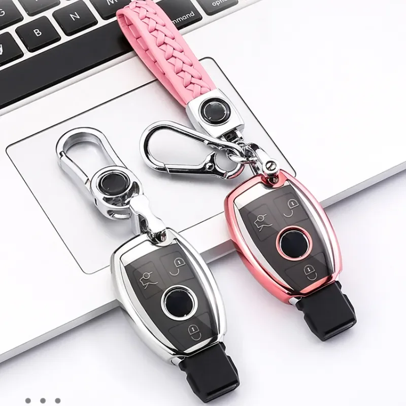 Good quality PC+TPU Car Remote Key Fob Cover Case Holder for Mercedes Benz A R B G Class GLA GLK W204 W251 W463 W176 Accessories