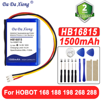 DaDaXiong Brand-New HB16815 1500mAh Vacuum Battery For HOBOT 168,188,198,268,288 Batteries + Tools