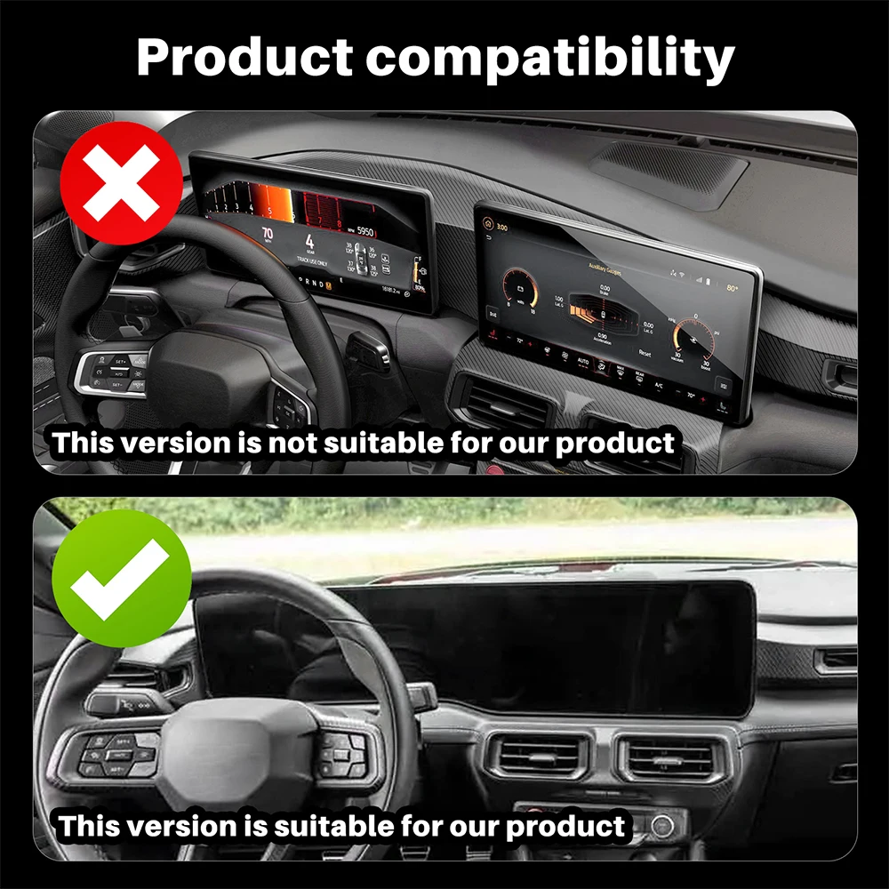 Central Control Screen TPU Navigation Anti Scratch Protection Film GPS Membrane High-definition Film for Ford Mustang 24-25 RHD