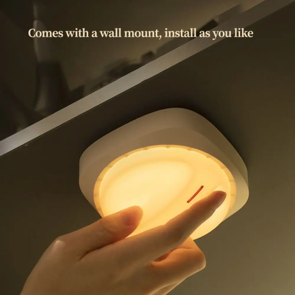 

Portable Wall Mount Knob Nightlight LED Soft Light Sleep Lamp Funny ABS Home Decoration Lamp Bedside