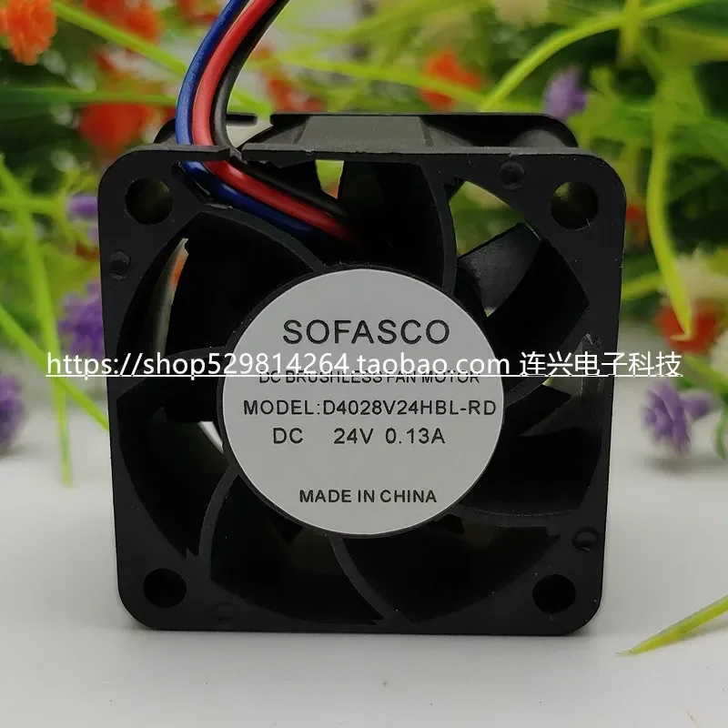 for SOFASCO D4028V24HBL-RD 24V 0.13A 4028 4CM Inverter Cooling Fan