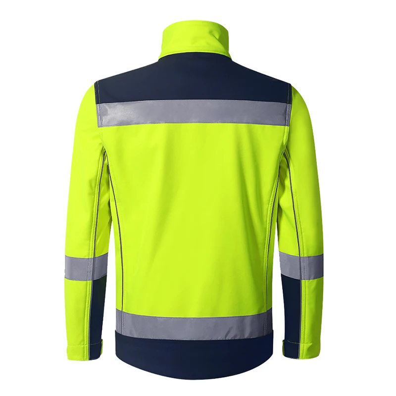 Mens Cycling Jacket Waterproof Breathable High Visibility Workwear