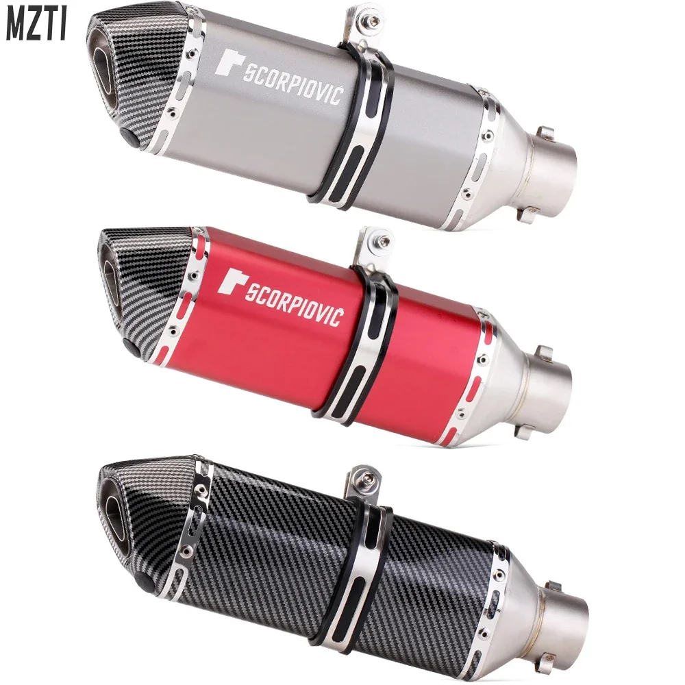 51mm Inlet Universal Motorcycle for Yoshimura Exhaust Muffler FZ1 R6 R15 R3 ZX6R ZX10 Z900 1000 CBR1000 GSXR1000 650 K7 K8 K11