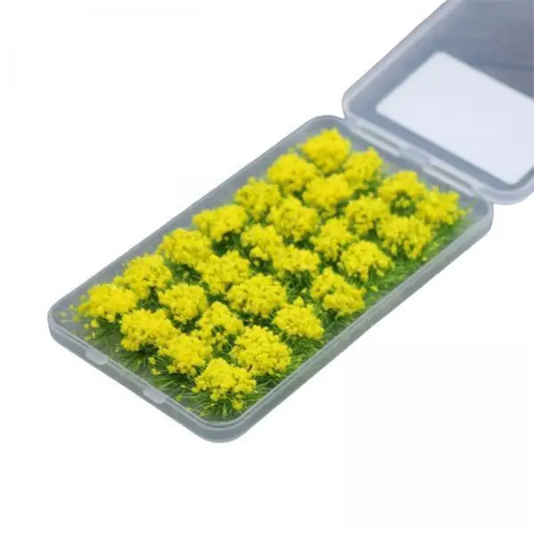 Micro Landscape Bushy Grass Tufts Miniature Plant Nylon Materials for Model Building Diorama 1/35 and Mini Diorama