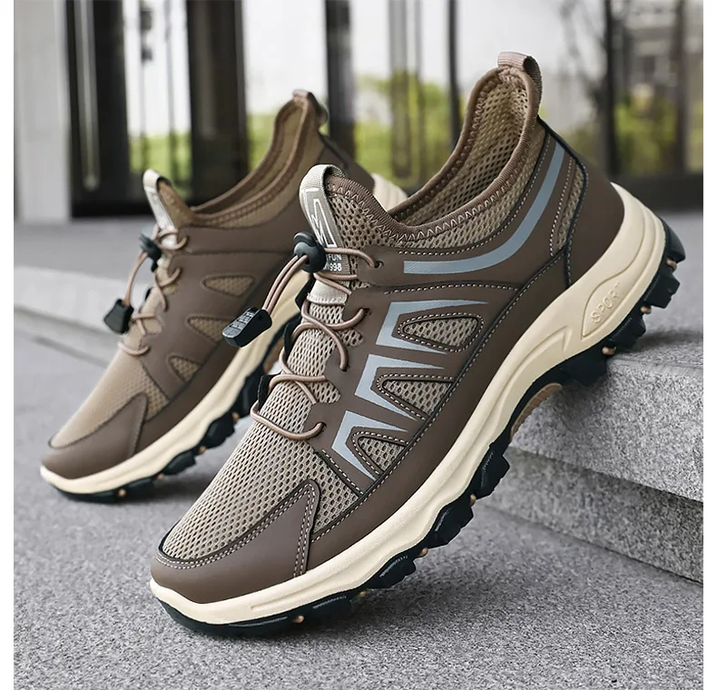 

Водонепроницаемые нескользящие кроссовки для походов, дышащие спортивные ботинки для мужчин и женщин