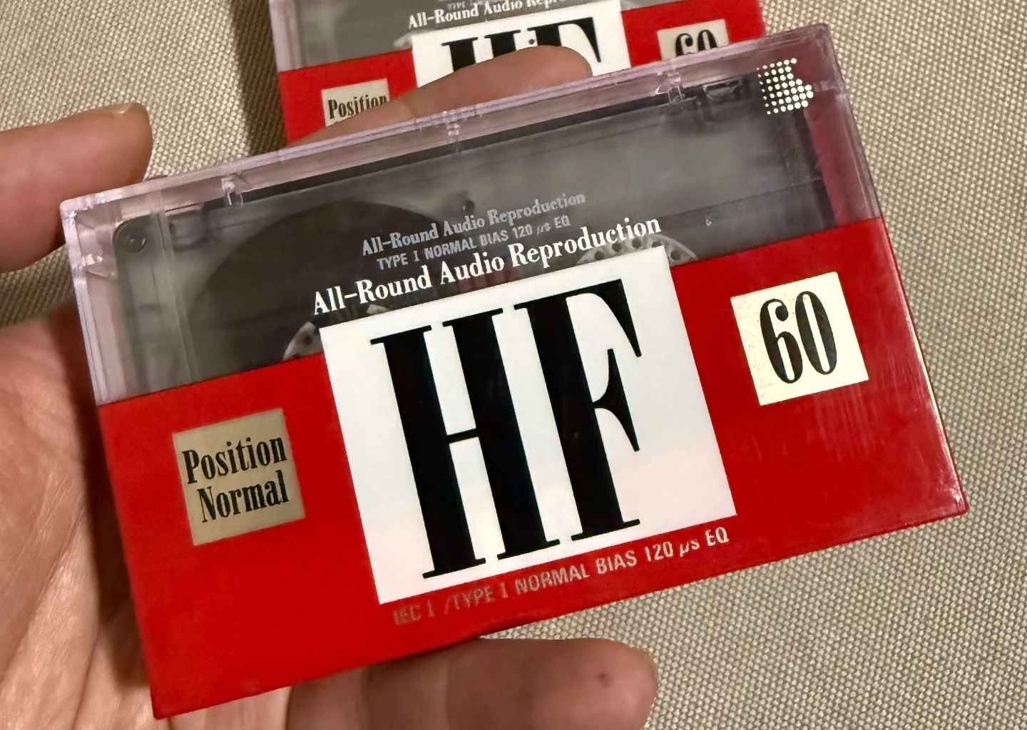 New and unopened blank tape for SONY HF60