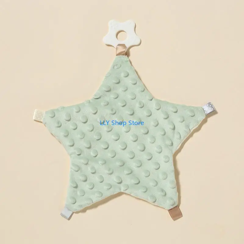 

T8UD Infant Cotton Soothing Plush Blanket Toddler Comfort Sleeping Nursing Blanket