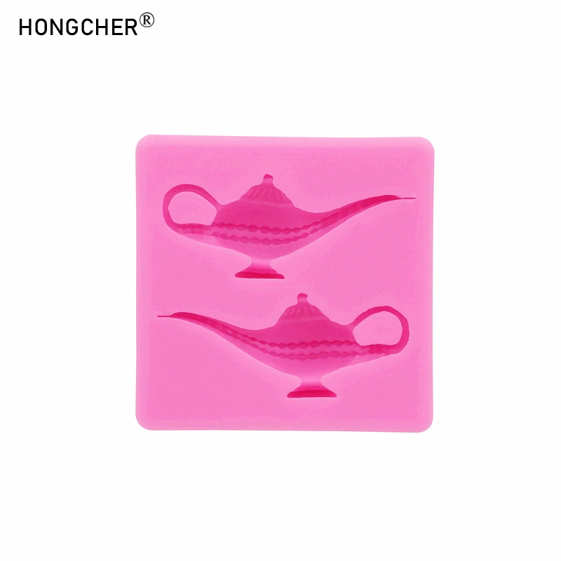 Wish Aladdin Lamp Pendant Necklace Personalized Retro Men and Women Fashion Accessories Jewelry Silicone Molds view 6