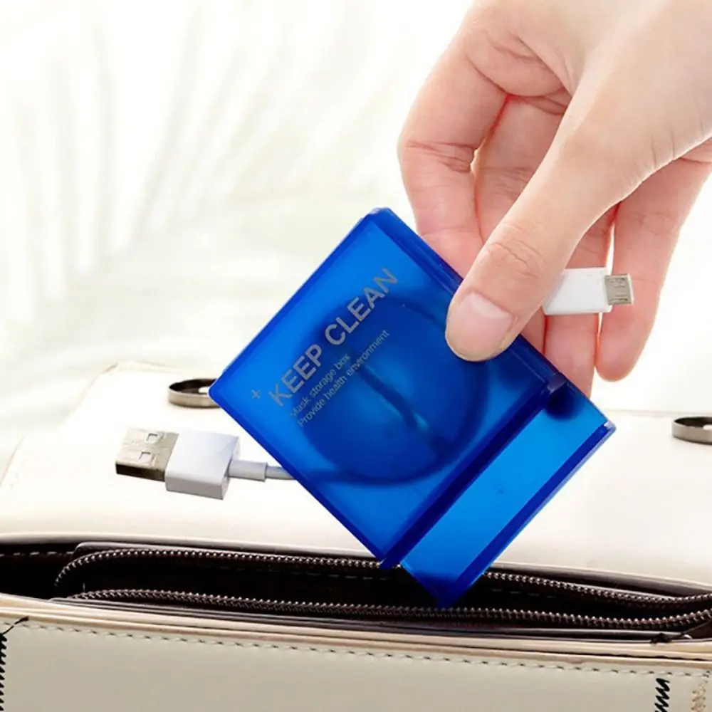 

Cord Holder Wire Winder Box Cord Organizer USB Charging Box Cable Management Wire Winder Case Cable Winder Storage Case