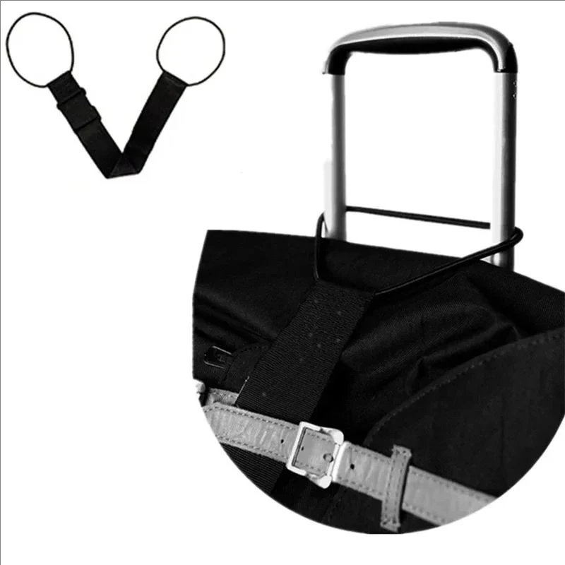 Portable High-Quality Adjustable Luggage Strap Elastic Suitcase Travel Safety Fixed Strap Suitcase Strap Connecting Strap
