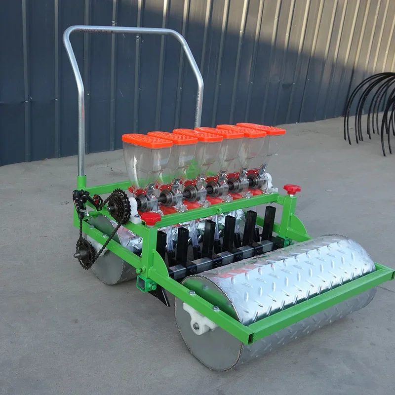 Hand‑Push Vegetable Precision Seeder Multi‑Row Manual Small‑Seed Sowing Apparatus Garden Herb Accurate Planting Machine