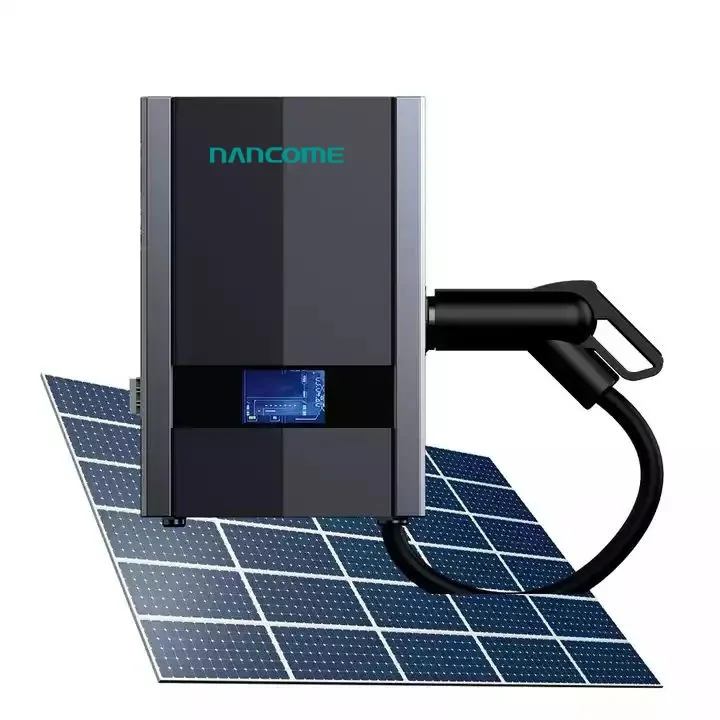 GBT DC Fast Home Ev Charger Pile 30KW Wallbox Solar Outdoor Electric Vehicle Charge 5m cable