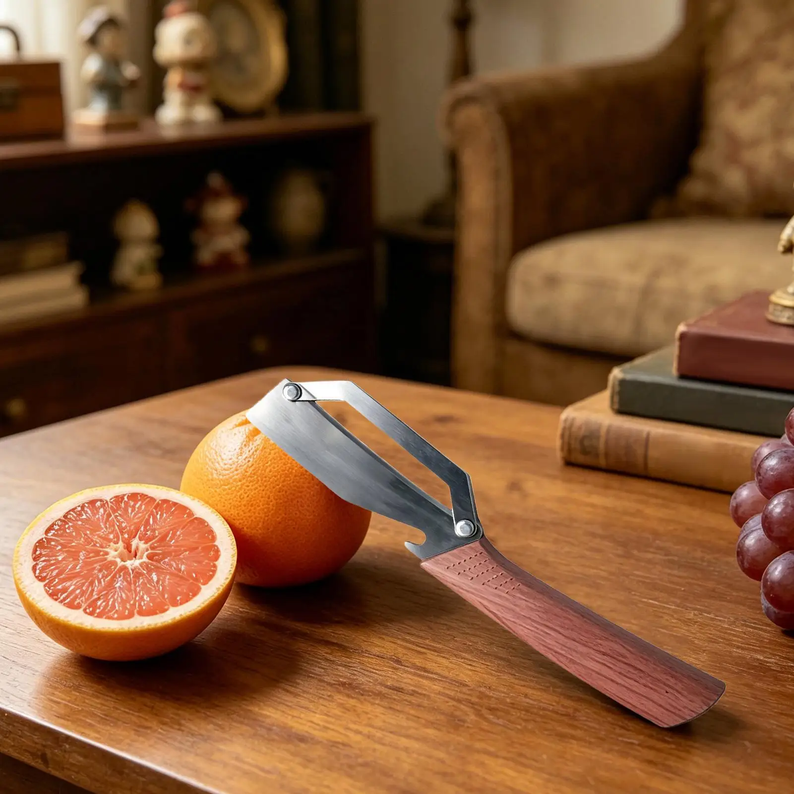 Peladores de verduras para cocina, cortador de pepino ergonómico antideslizante de acero inoxidable, abridor de botellas para pepino, calabaza, berenjena