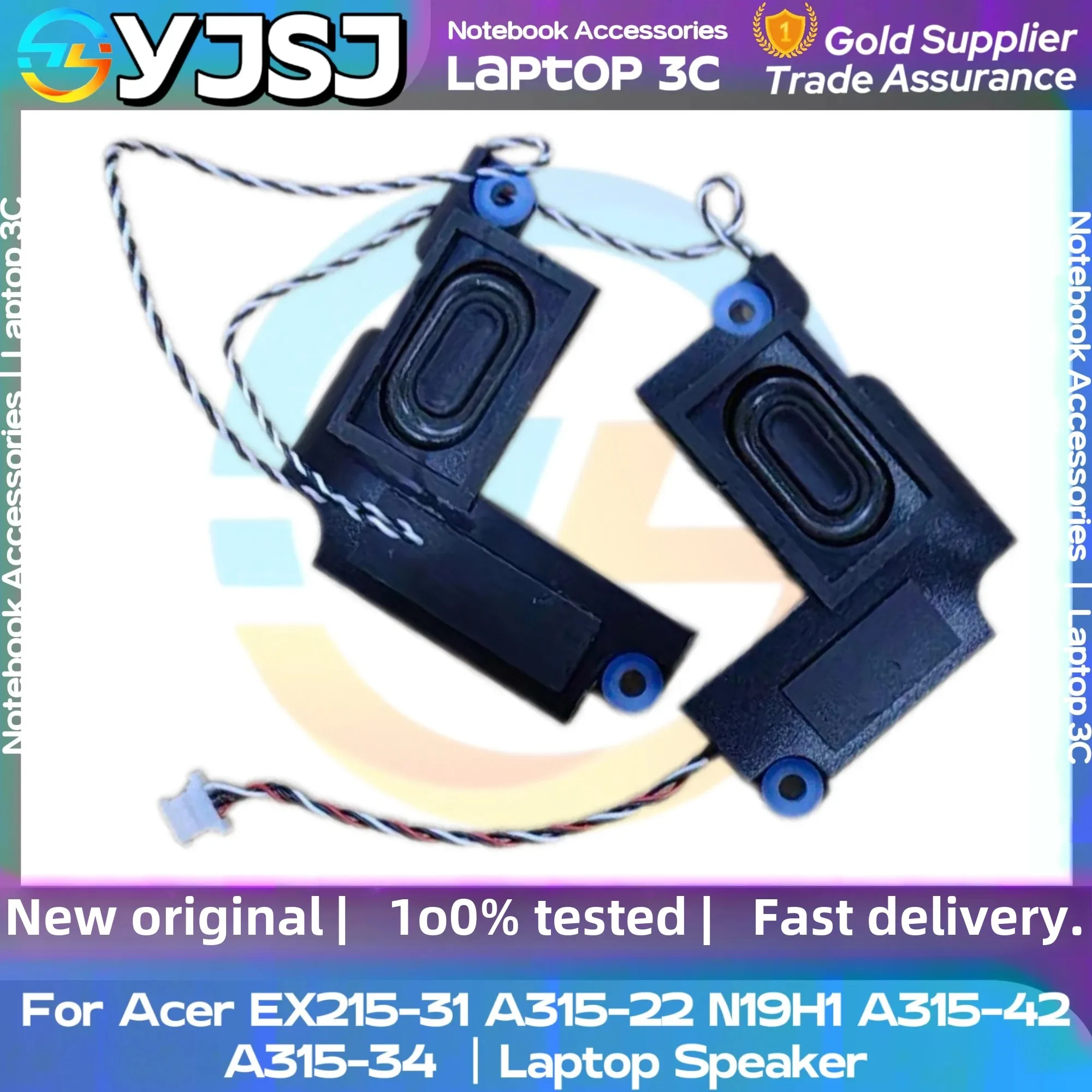 

New Original Laptop Speaker For Acer Aspire 3 A315-22 A315-42 A315-34 N19H1 EX215-31 built-in speaker horn audio HQ20330619000