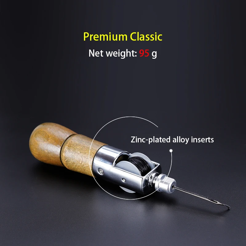 Diy Hand Sewing Awl Tools Kit Leather Waxed Thread Sewing Patchwork Stitching Thread Needle Tool Leather Shoes Bag Craft Tools