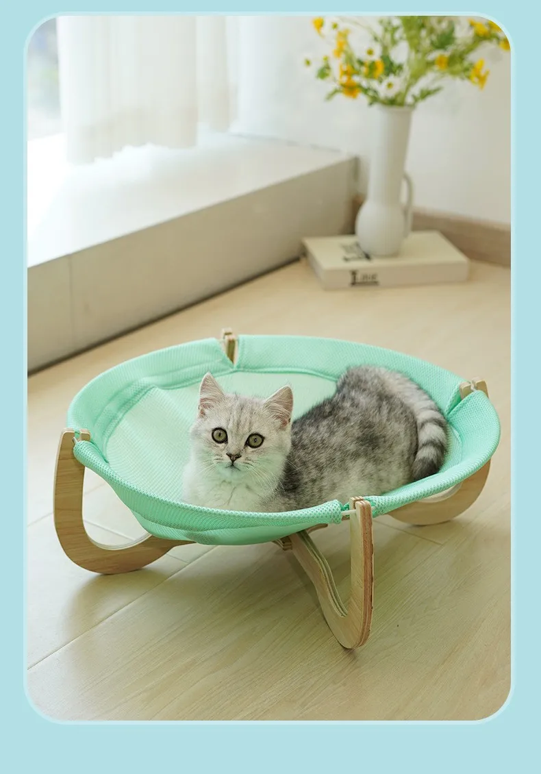 

Cat March Bed Summer Breathable Cat Nest Pet Nest Small Dog Nest Cat Bed Kitten Stand Bed Pet Supplies