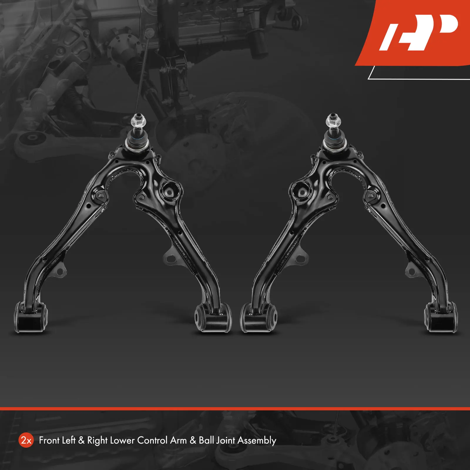 A-Premium 2x Front Lower Control Arm & Ball Joint Assy for Chevrolet Silverado 1500 2019-2024 GMC Sierra 1500 2019-2024