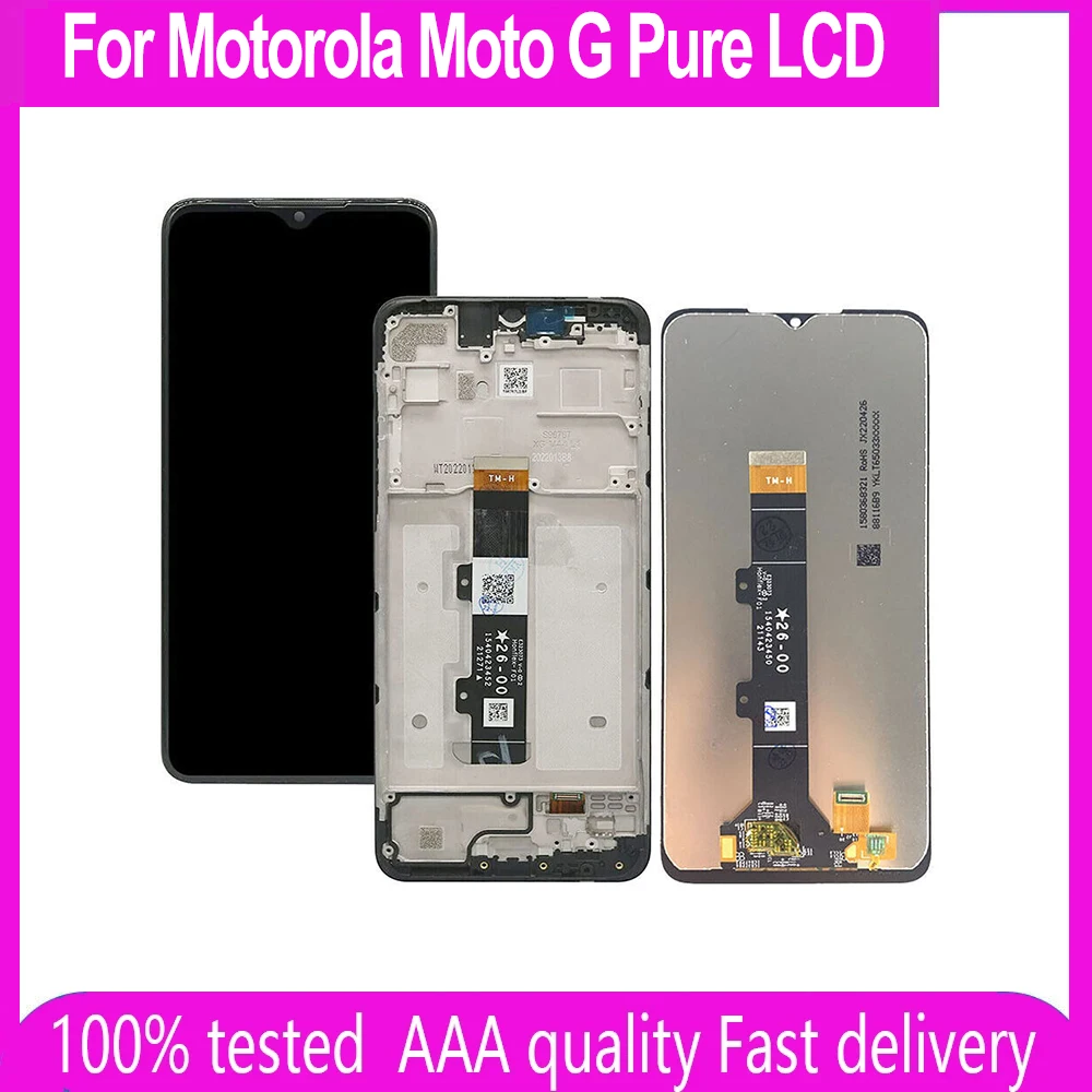 Pantalla Lcd Original para Motorola MOTO G, montaje de digitalizador de pantalla LCD pura de repuesto para Motorola MOTO GPure LCD