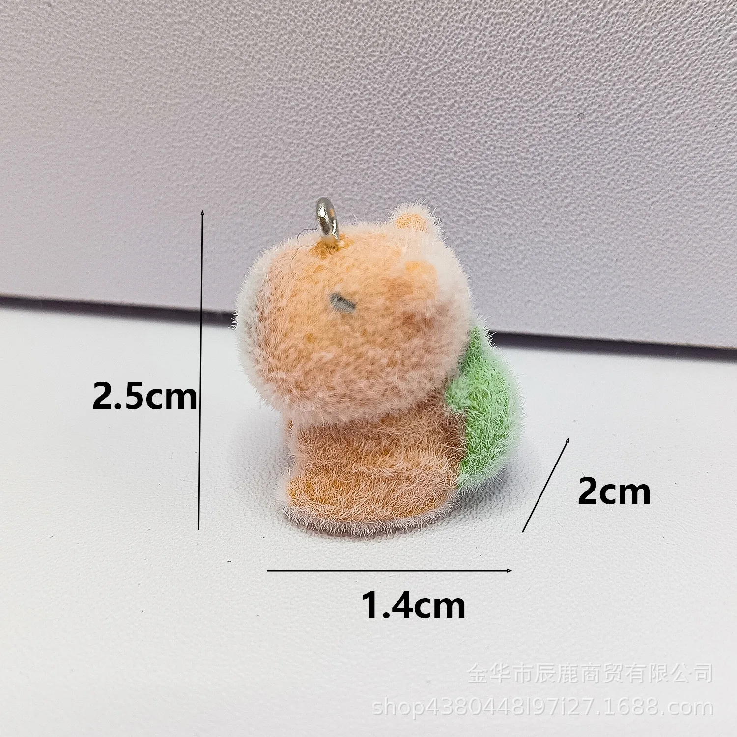 20pcs 3D Flocking Cute capybara Doll Cartoon Animal Resin Charms For Keychain Necklace Earrings Making DIY Jewelry Accessories