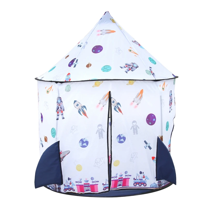 Hot Kids Space Play Tent,Folding Baby Play House Tent Bell Tent Storage Carry Bag For Children Indoor And Outdoor Play Tent