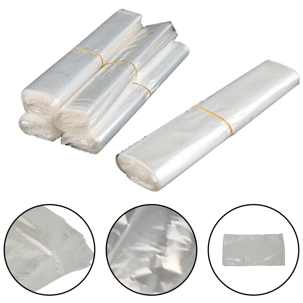 

Practical Brand New High Quality Shrink Bag Packing Pouch Shrinkable Transparent 100PCS Wrap Home POF Packaging