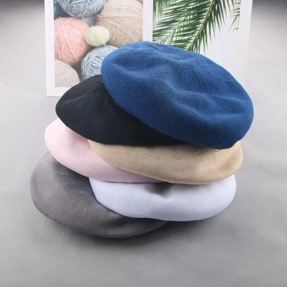 

Sun Visor Protection Women Beret Hat Hats Fashionable Cap for Summer Spring Adult