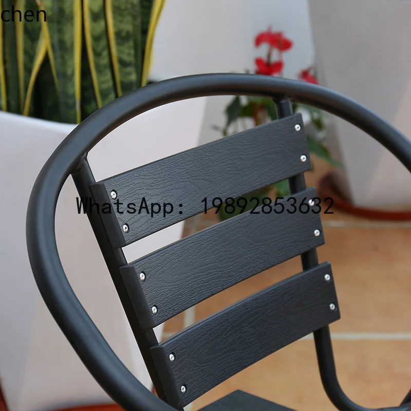 Outdoor Table and Chair Set for Balcony, Courtyard, Open-Air Garden, Waterproof and Sunproof