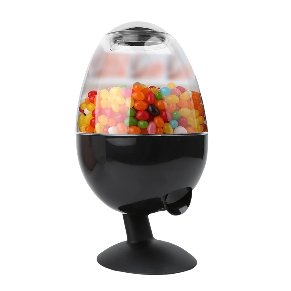 ABJS 12inch Large Automatic Candy Dispenser Machine,Activated Candy Dispenser Touch Free, Desktop Auto Candy Dispenser Black